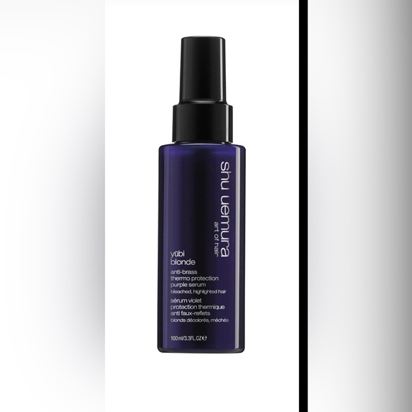 SHU UEMURA yūbi blonde anti-brass purple heat protecting hair serum - 100ML